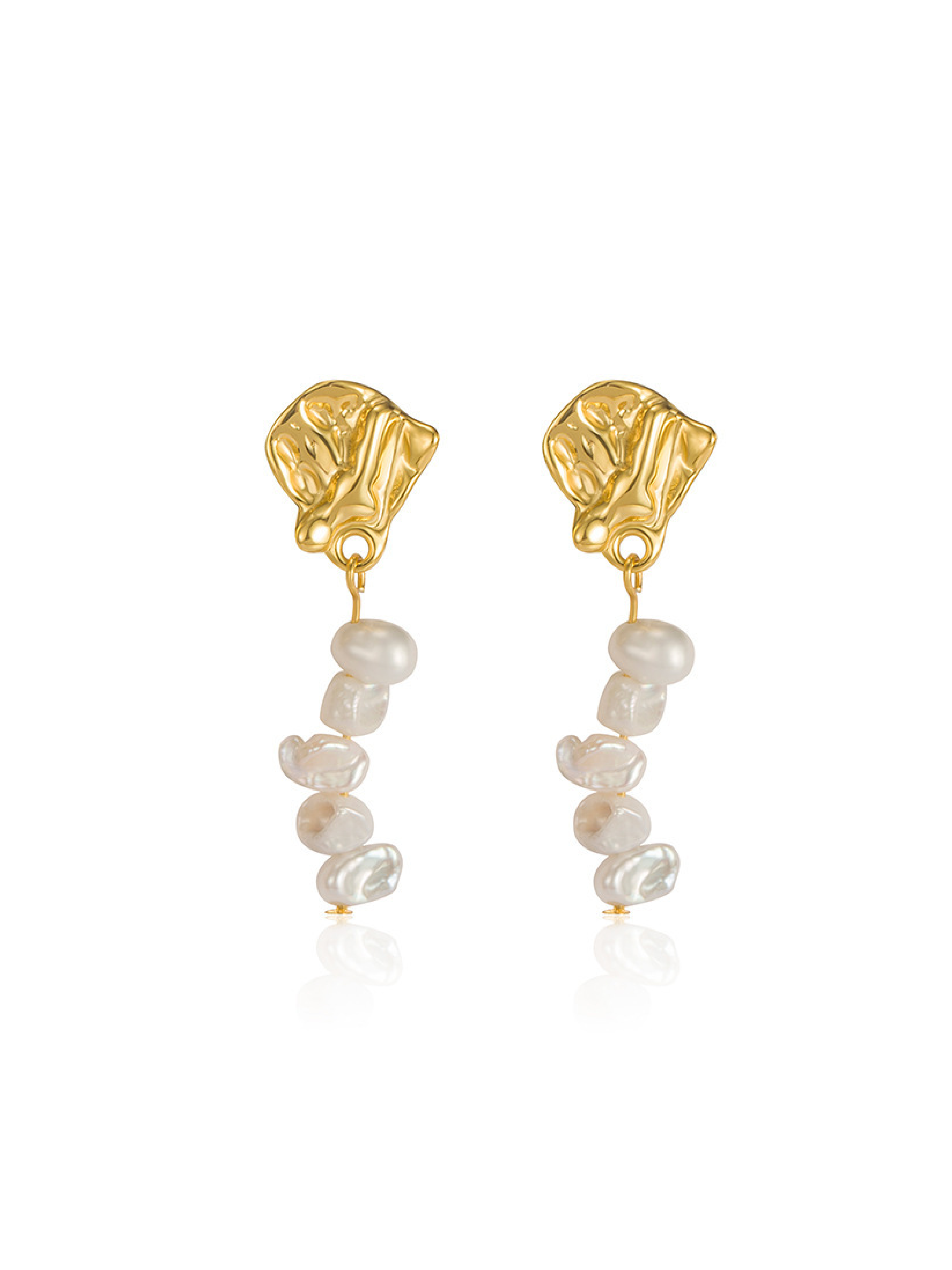 Opulence Baroque Pearl Earrings