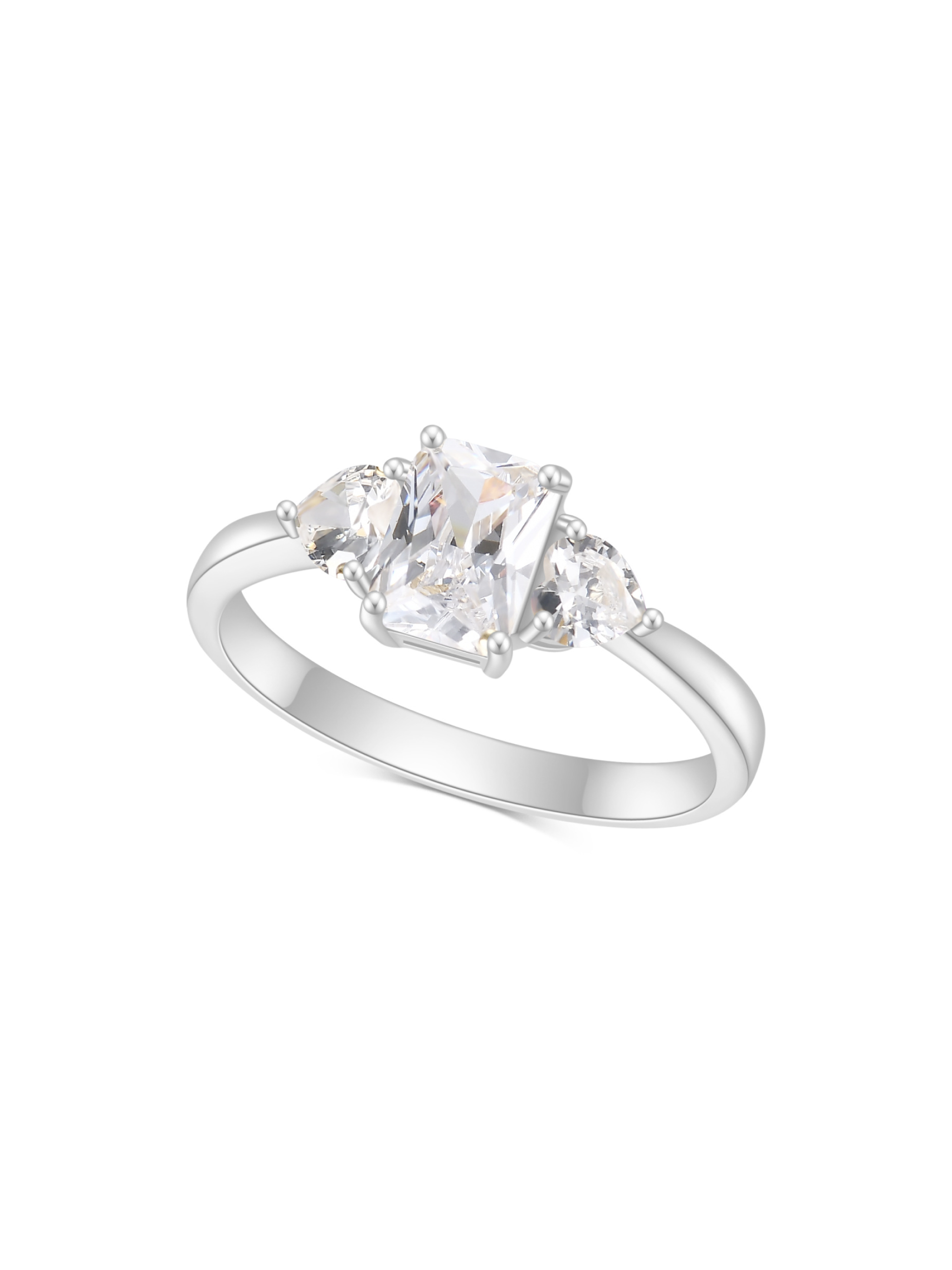 Starlight Symphony Lab Grown Moissanite Diamond Ring