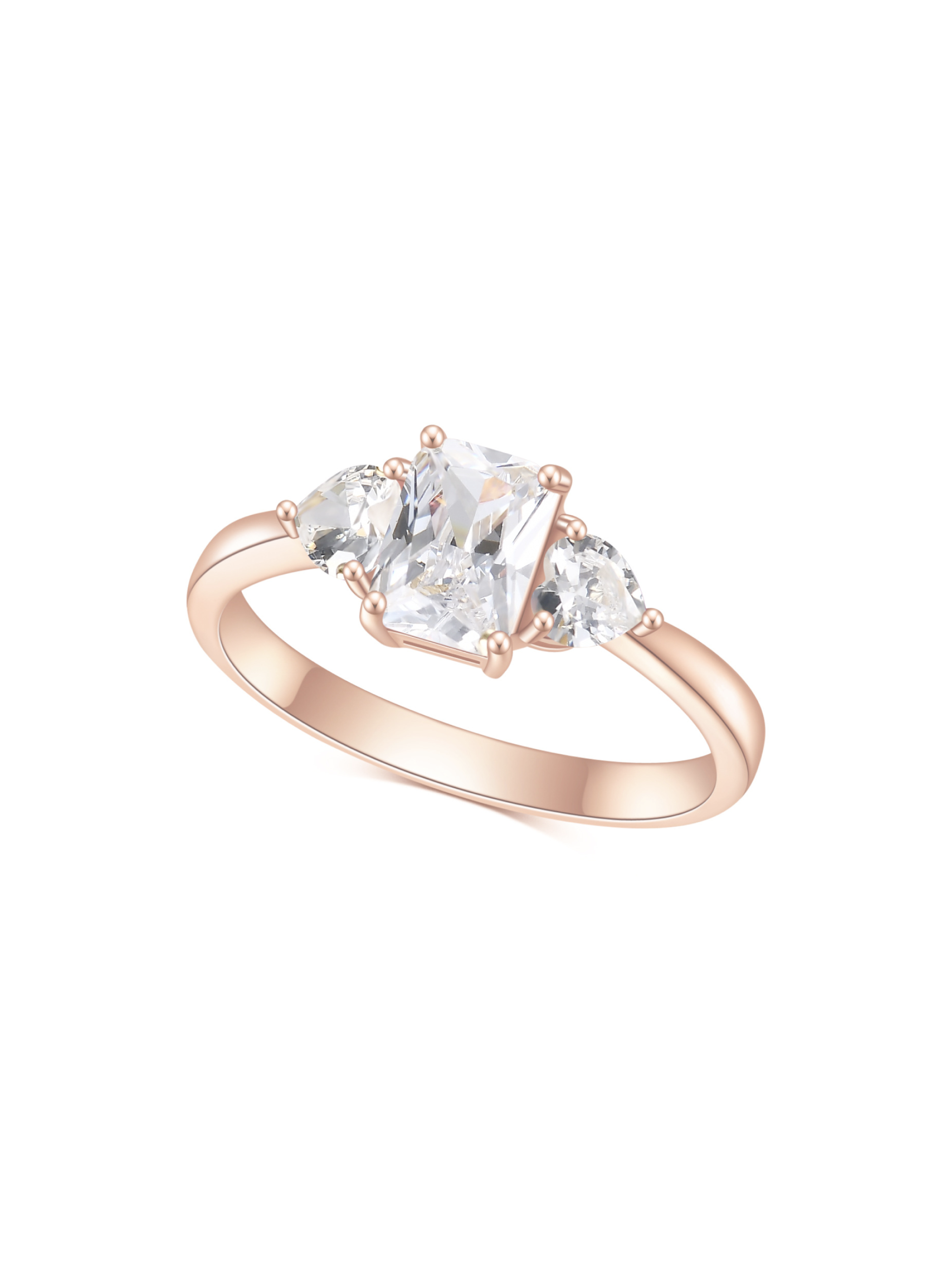 Starlight Symphony Lab Grown Moissanite Diamond Ring