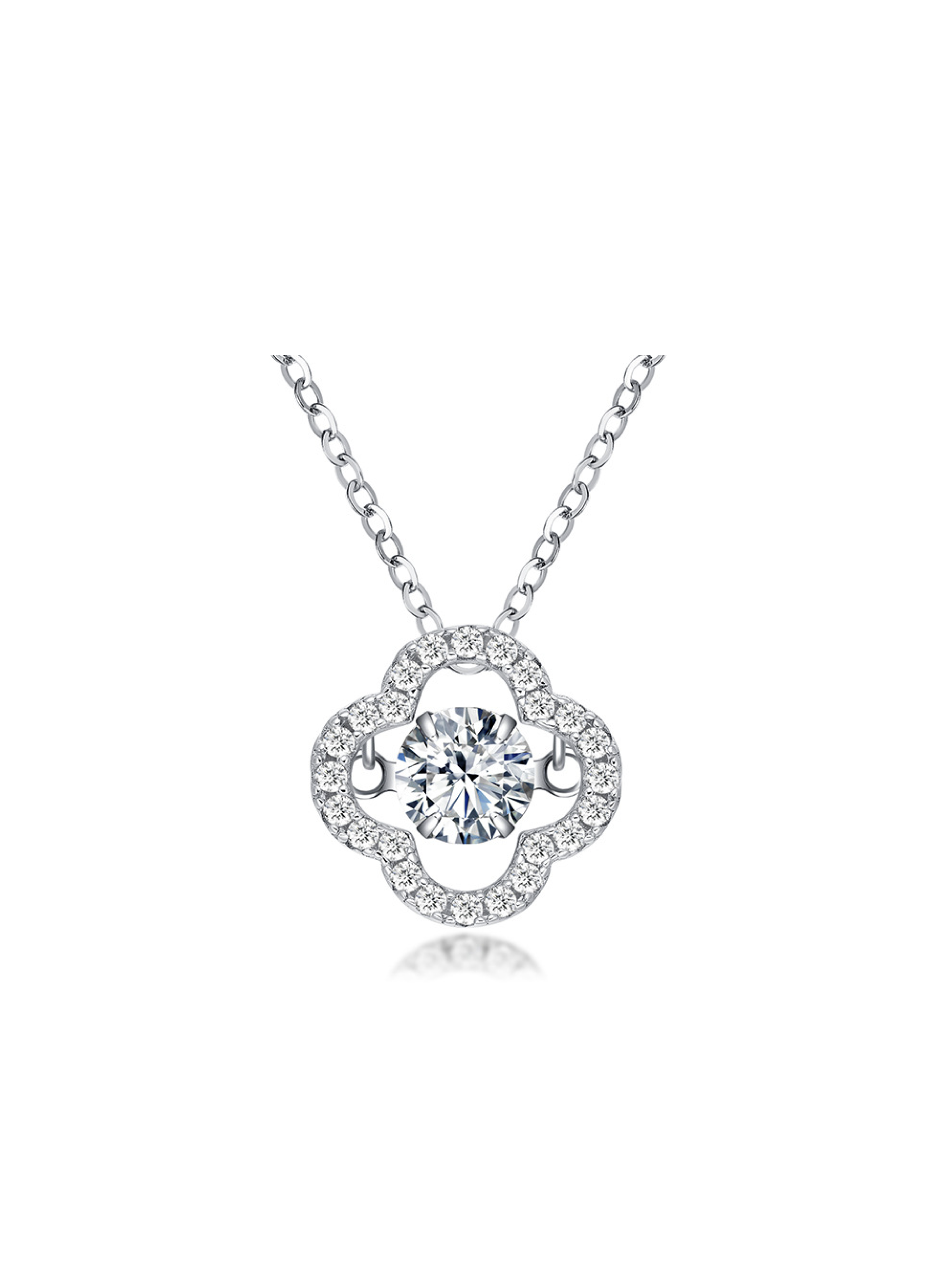 Cascade Elegance Lab Grown Diamond Necklace