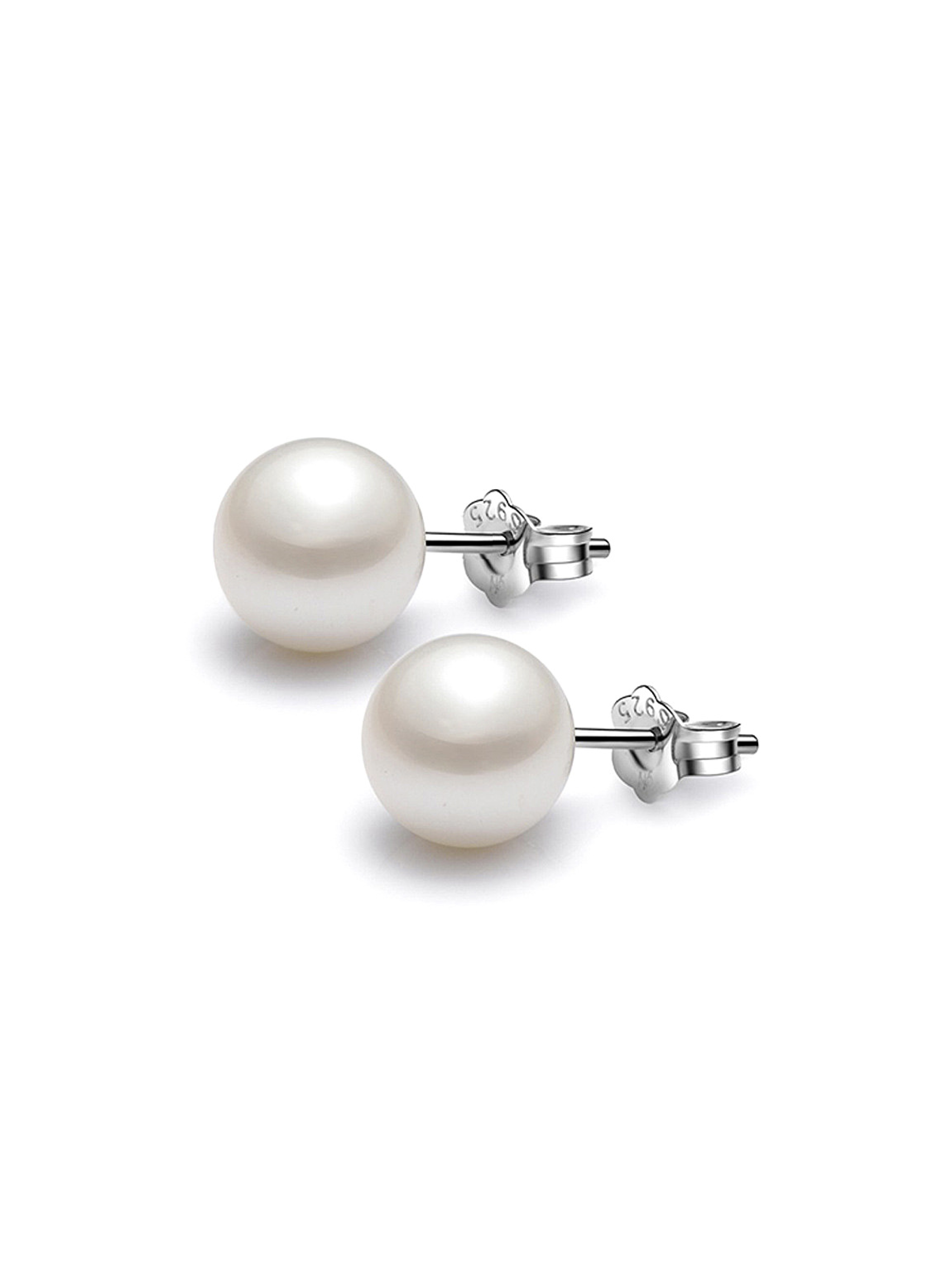 Forever Classic Chic Freshwater Cultured Round Pearl Earrings