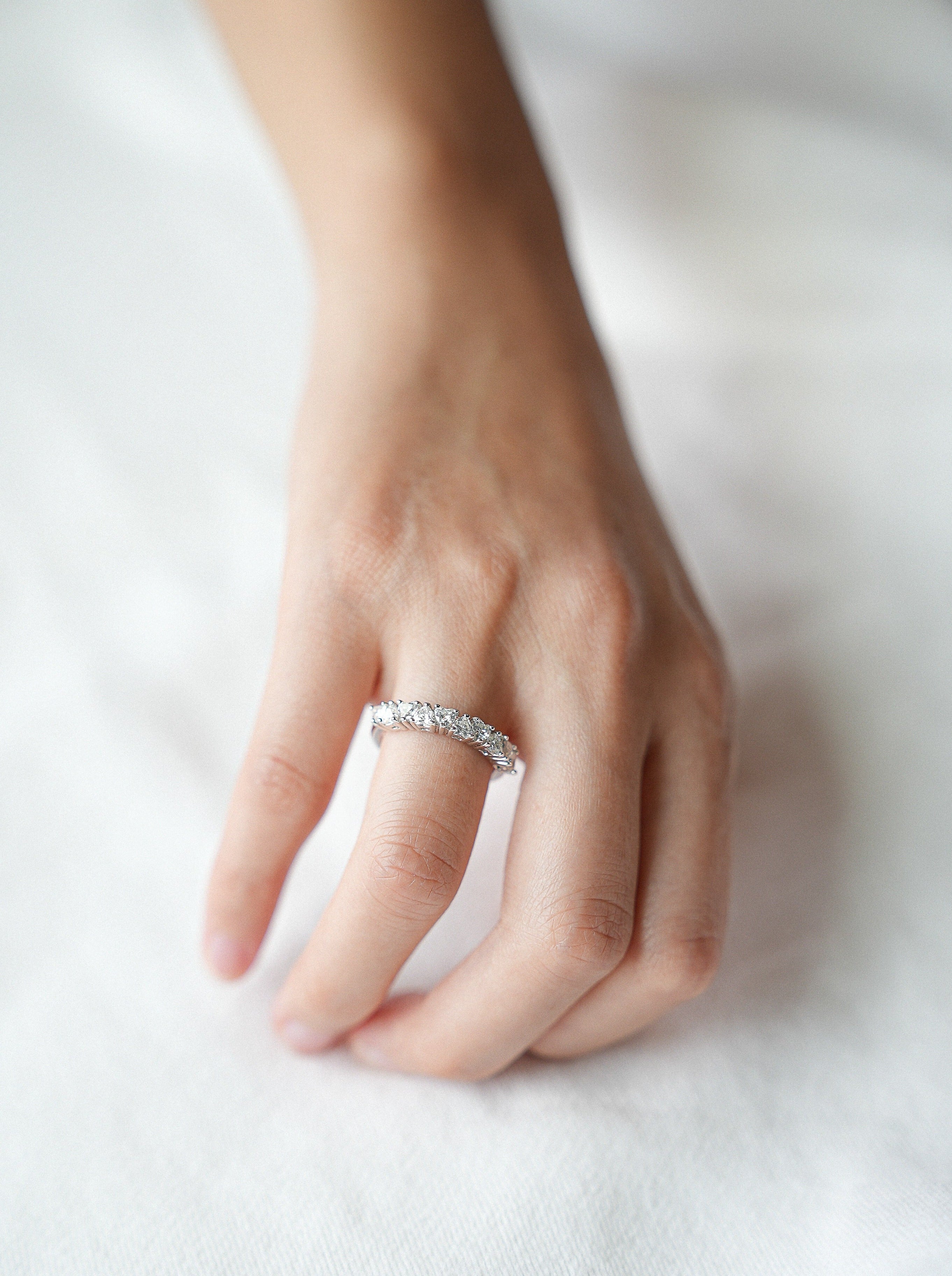 Heartfelt Elegance Lab Grown Diamond Ring