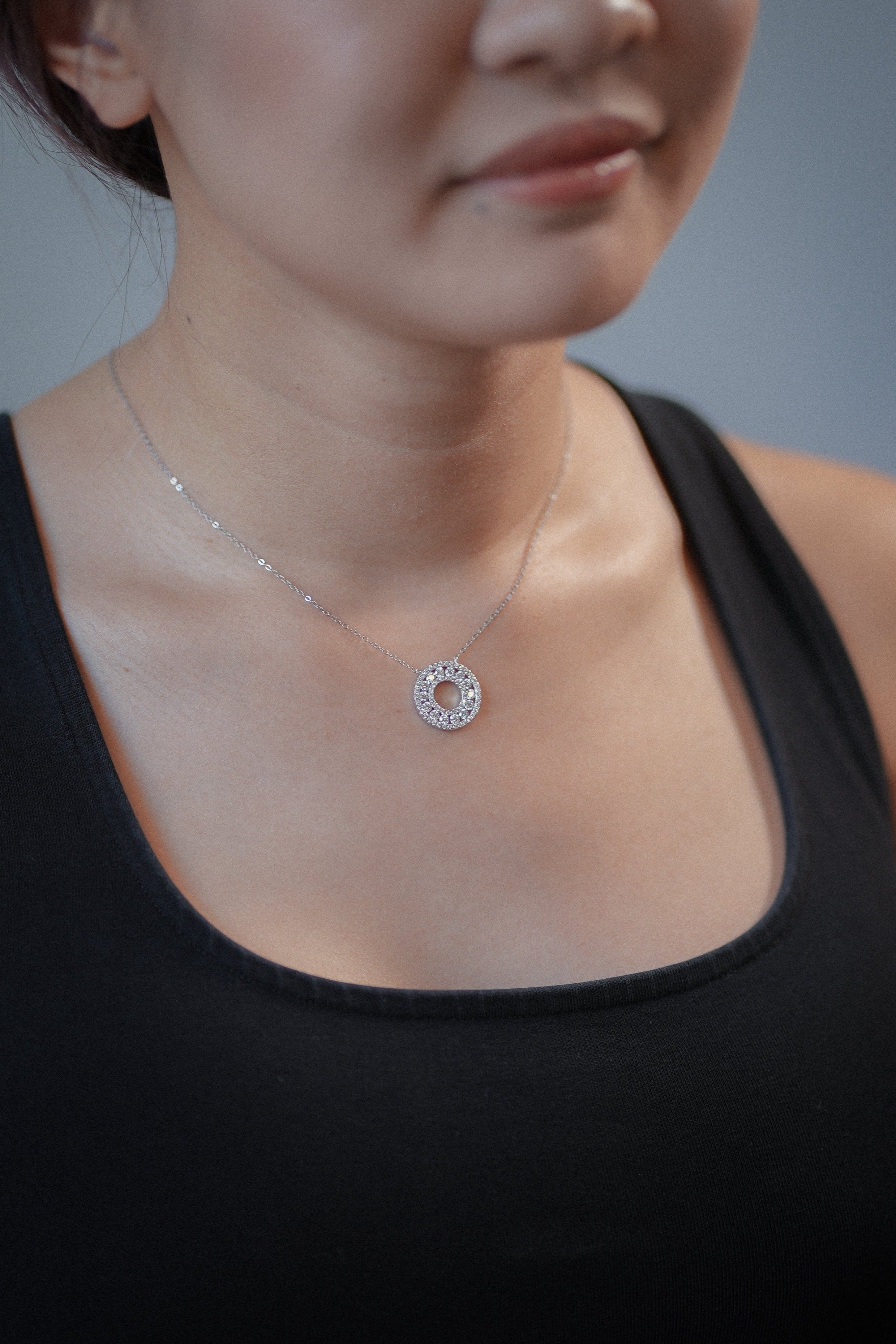 Brilliant Glow Lab Grown Moissanite Pendant Necklace