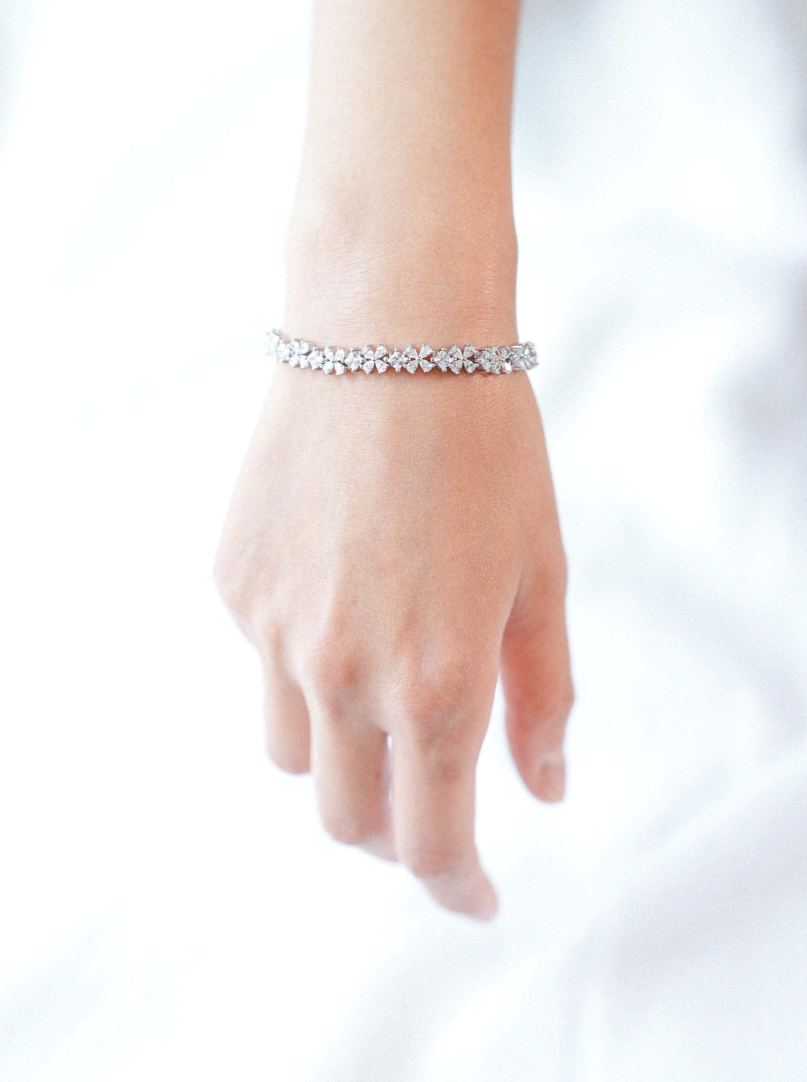 Fortune Clover Lab Grown Diamond Bracelet