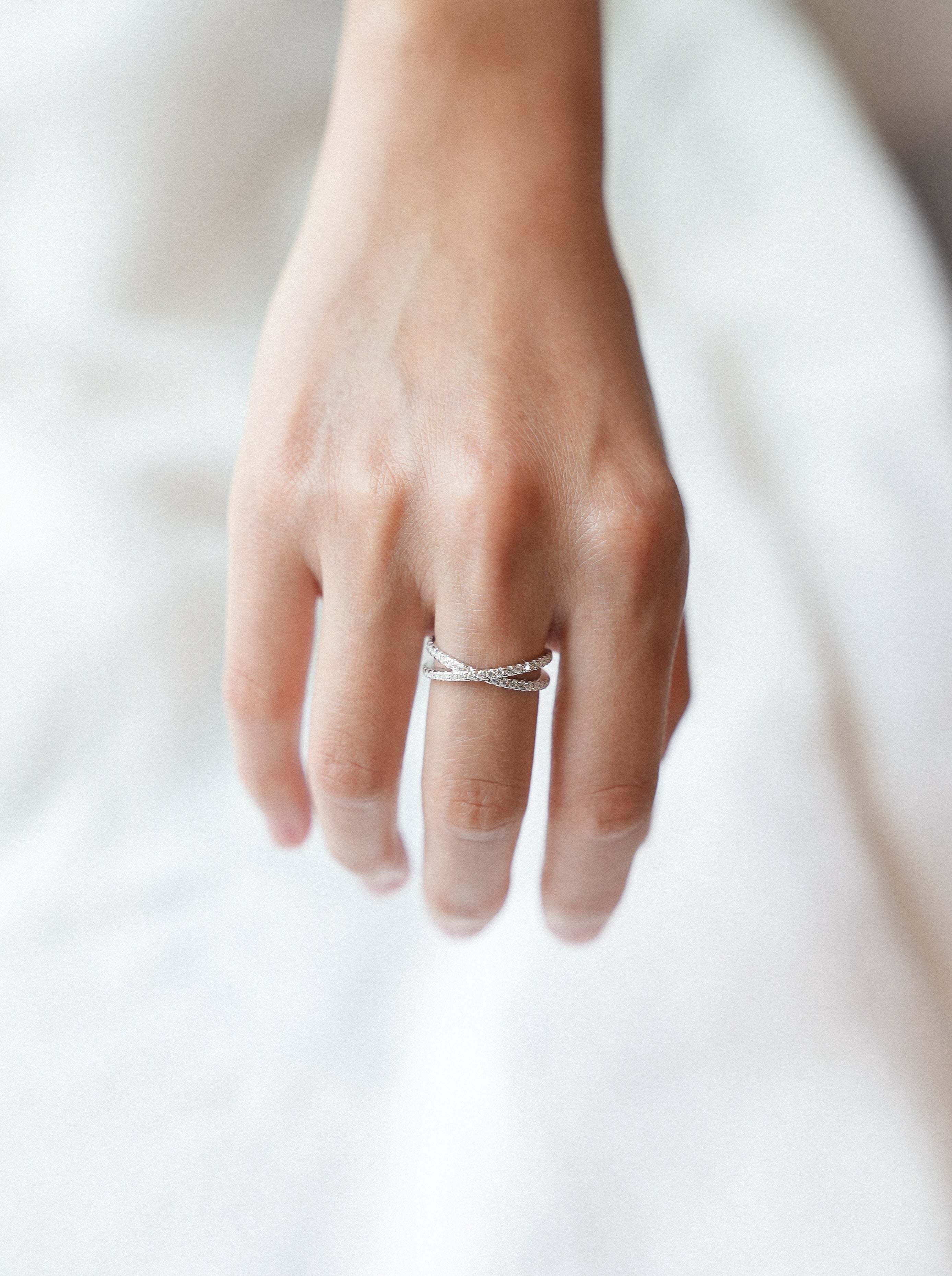 Infinity Embrace Lab Grown Diamond Ring