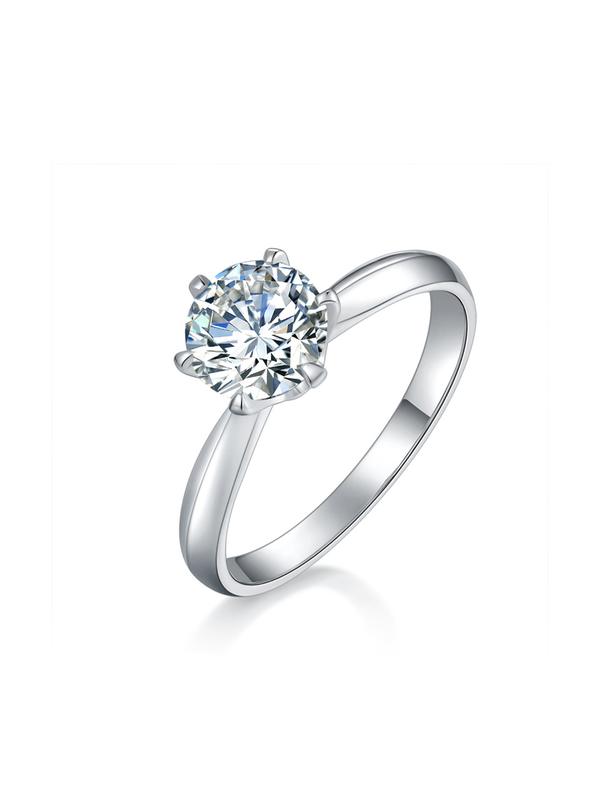 Pure Brilliance Round Lab Grown Diamond Engagement Ring