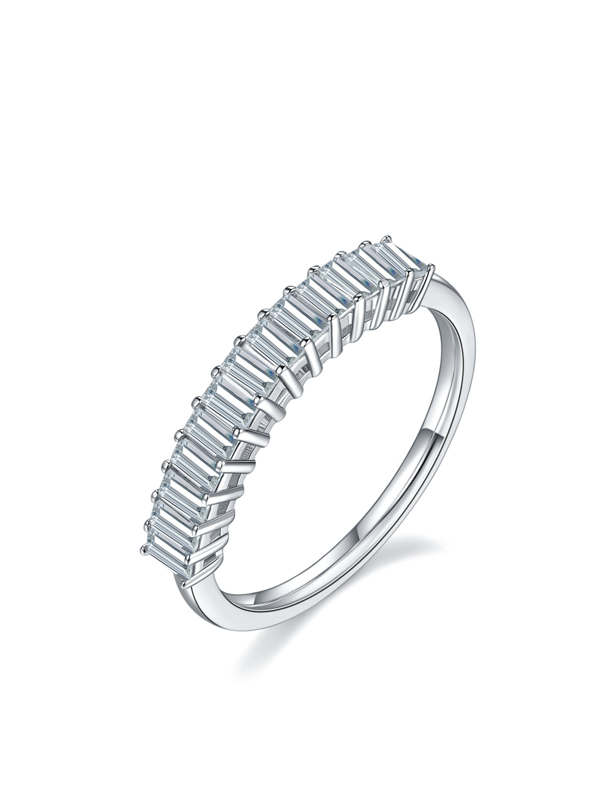 Sleek Easy Baguette Lab Grown Diamond Ring