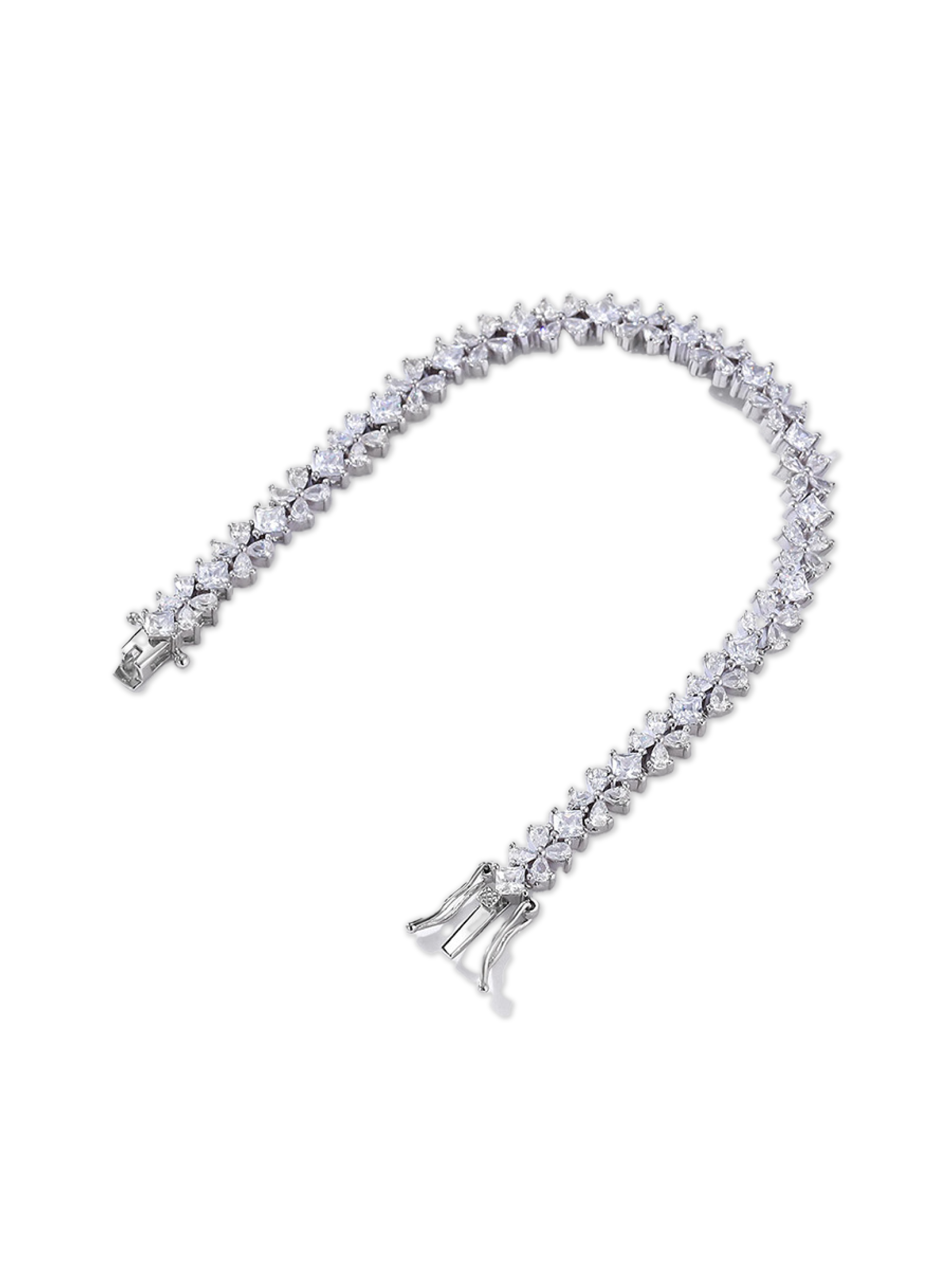 Fortune Clover Lab Grown Diamond Bracelet