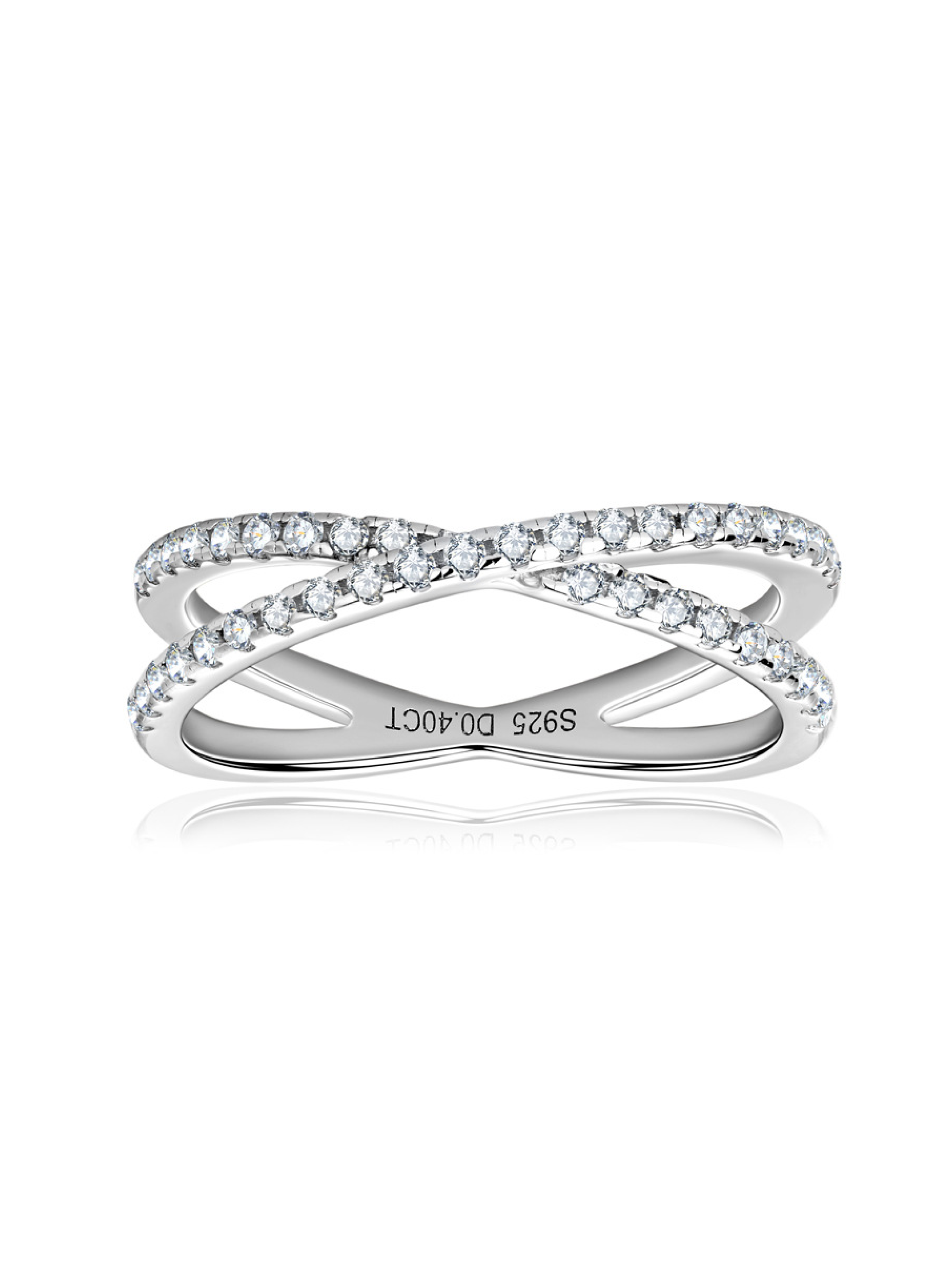 Infinity Embrace Lab Grown Diamond Ring