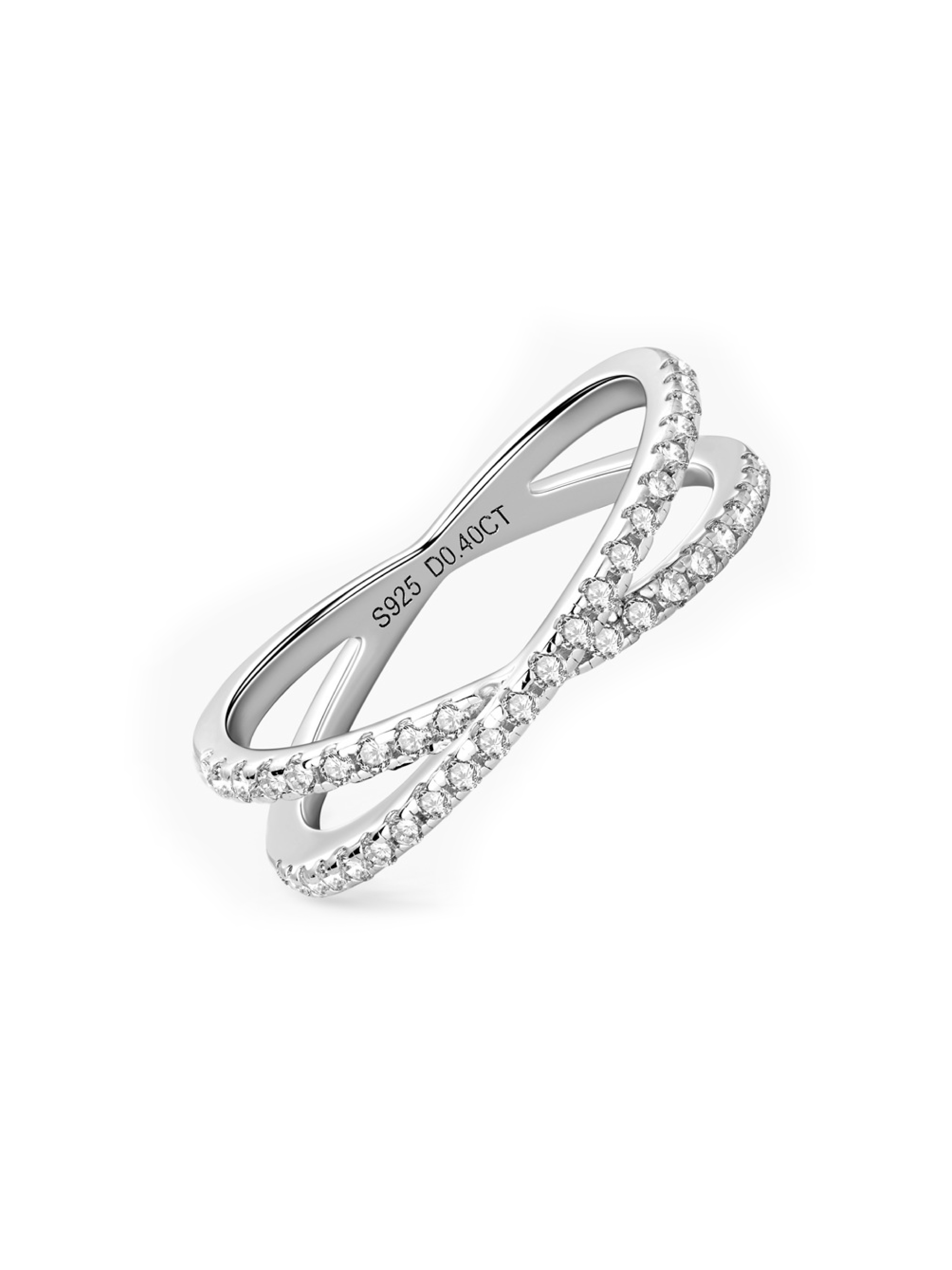 Infinity Embrace Lab Grown Diamond Ring