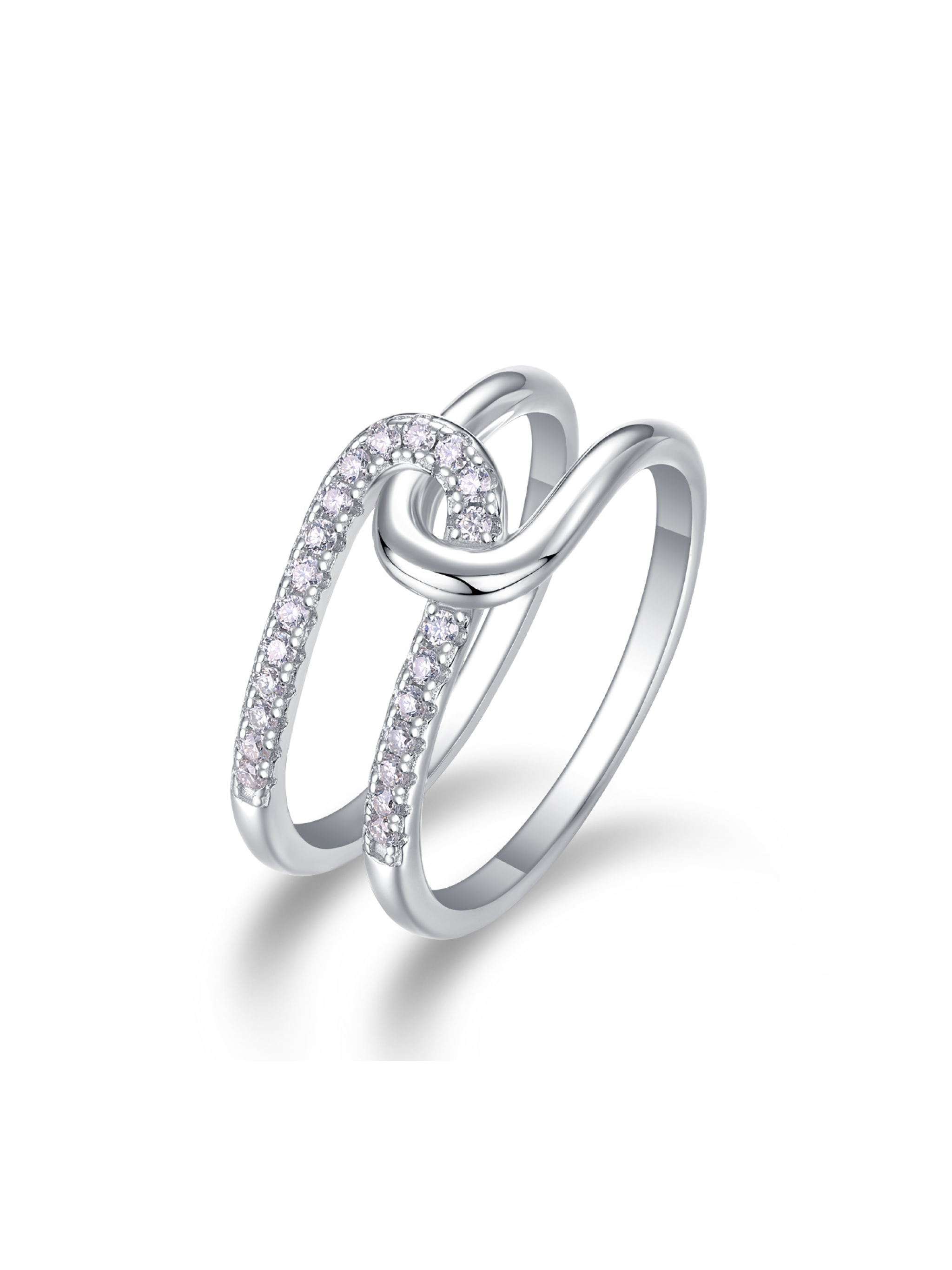 Embrace & Twice Lab Grown Diamond Ring