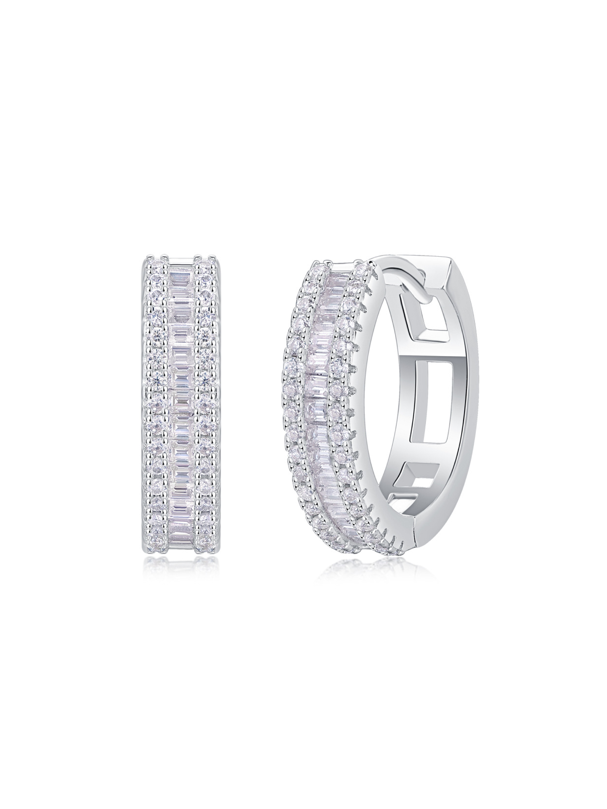 Woven Light Lab Grown Diamond Earrings